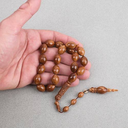 Kuka Usta ��i �mzal� �zel El ��i Oyma �mame ve Hitame Bilek Boy Beyzi Kesim 11x16mm Tesbih