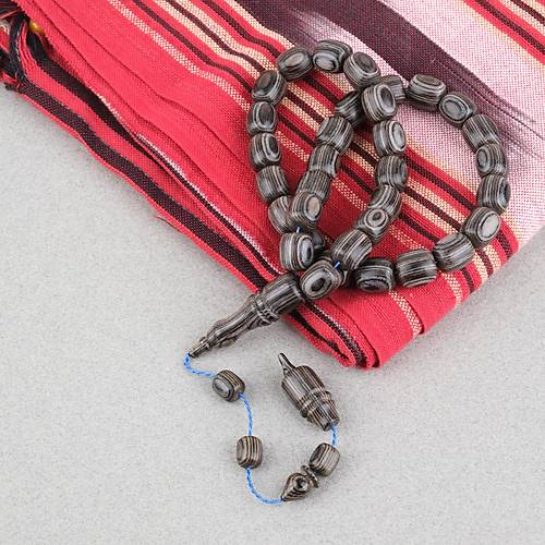 Kafur Aac Kapsl Kesim 11x12mm Tesbih - Gri