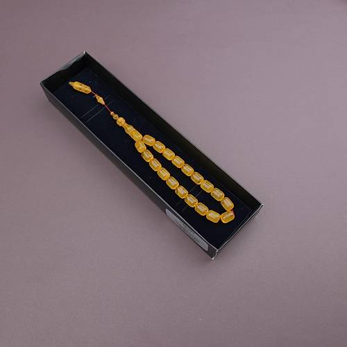 Katalin Efe Boy Usta El ��i �mzal�  Kaps�l Kesim 9x12.5mm Tesbih