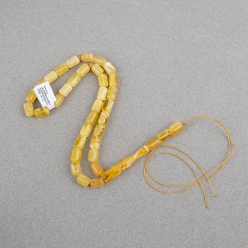 Kaya Damla Kehribar -Balt�k Kaps�l Kesim 8x12mm Tesbih