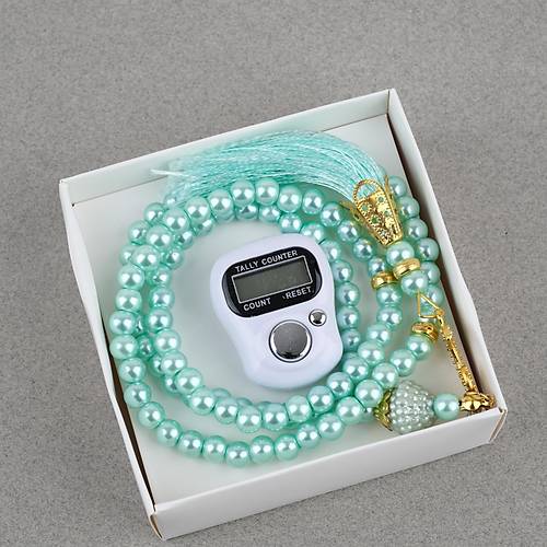 Zikirmatik Elektronik Tesbih ve 99luk Namaz Tesbih Set