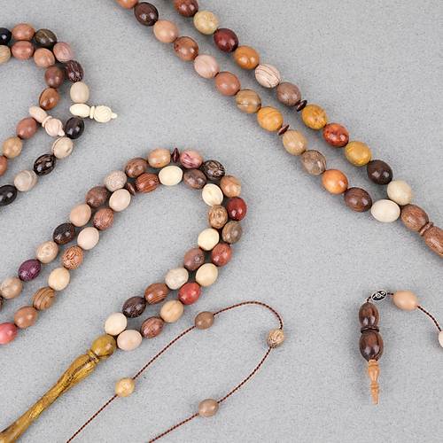 Kar���k A�a� Usta ��i �mzal� 33l� ve 99lu Beyzi Kesim Tesbih Seti