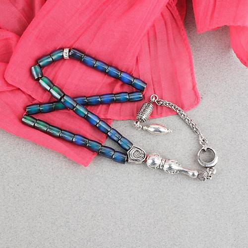 His Ta�� Metal �mameli F��� Kesim 7x9mm Tesbih