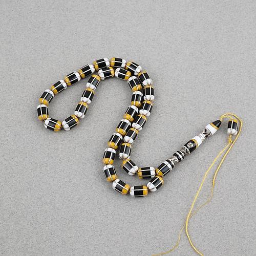 Erzurum Oltu 925A Gm leme Nakka mame Usta i mzal Kapsl Kesim 7.5x11mm Tesbih