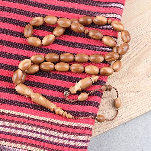 Kuka Usta ��i �mzal� Bademi Kesim 8x13mm Tesbih