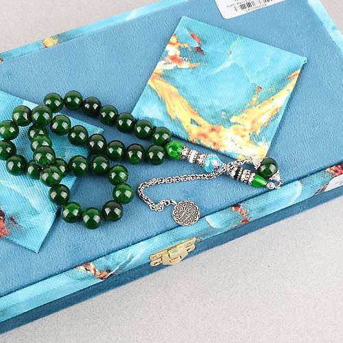 S�kma Kehribar �zel G�m�� Nak�� �mame Bas�k K�re Kesim 12x13mm Tesbih