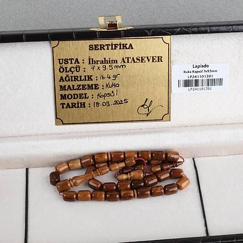 Kuka Usta i Kapsl Kesim 7x9.5mm Tesbih