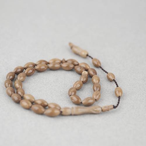 Kuka Orijinal Do�al Arpa Kesim 6x10mm Tesbih