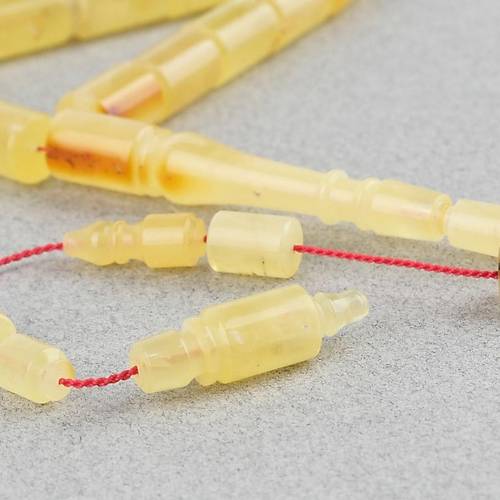 Rus Tek Kaya Damla Usta i Kesme Kesim 8x12mm Tesbih