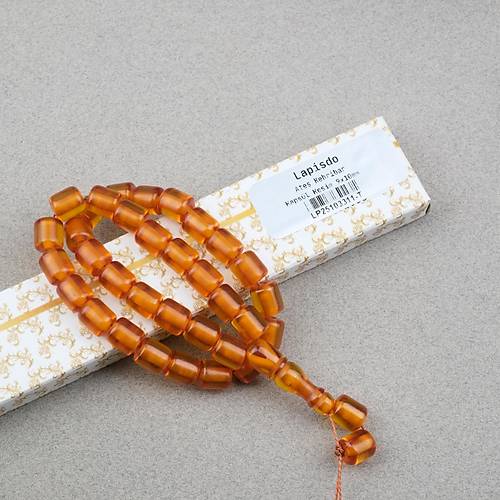 Ate� Kehribar Kaps�l Kesim 9x10mm- Tar��n P�sk�ls�z