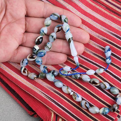 Arizona Katalin Sistemli Beyzi Kesim 8x12mm Tesbih