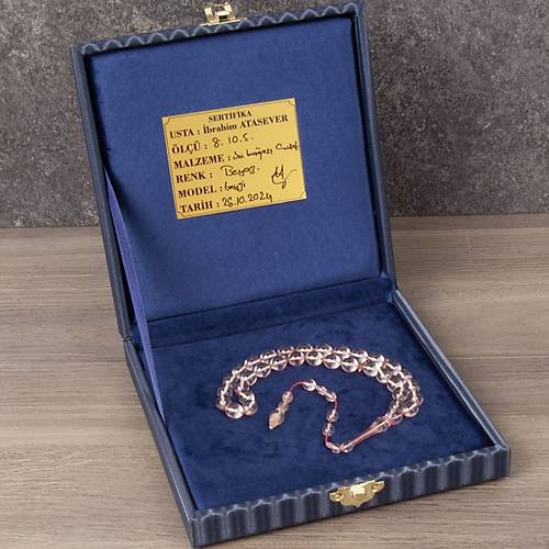 Su Bagas Katalin ubuk  Beyzi Kesim 8x10.5mm Tesbih -effaf -brahim Atasever Usta i