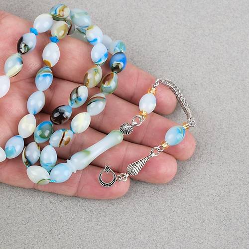 Arizona Katalin Alpaka P�sk�l Beyzi Kesim 8x12mm Tesbih