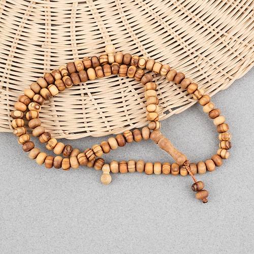 Zeytin A�ac� Tekerlek Kesim 8x6mm  Namaz Tesbihi