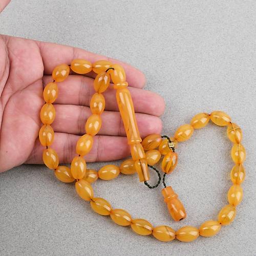 Katalin Usta ��i �mzal� Beyzi Kesim 9x14mm Tesbih