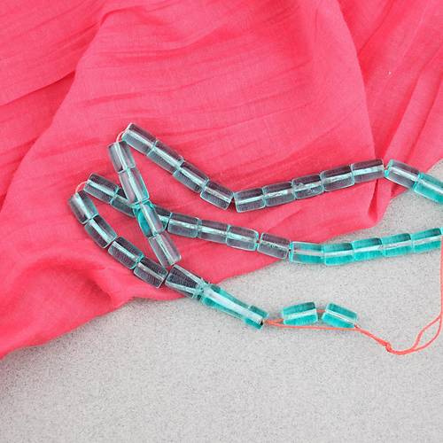 U�ak Cam� Kesme Kesim 7x10mm Tesbih P�sk�ls�z Su Ye�ili