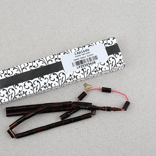 S�kma Kehribar Sistemli Kesme Kesim 5x10mm Kas�m Alt�nda� �mzal� Tesbih