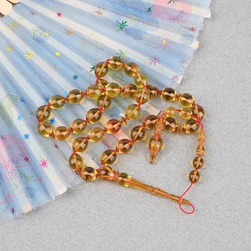 Katalin ubuk Usta i Beyzi Kesim 8x10.5mm Tesbih -effaf Sar