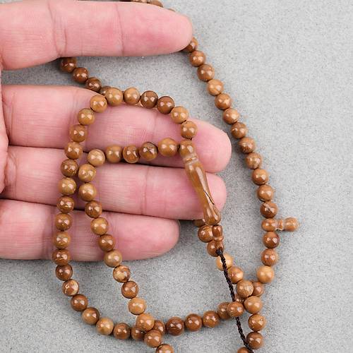 Orijinal Do�al Kuka 99'luk K�re Kesim 6mm Namaz Tesbihi