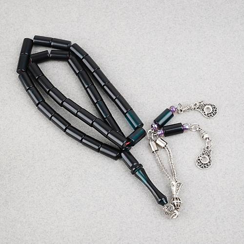 U�ak Cam� Alpaka P�sk�l Kesme Kesim 6x10.5mm Tesbih