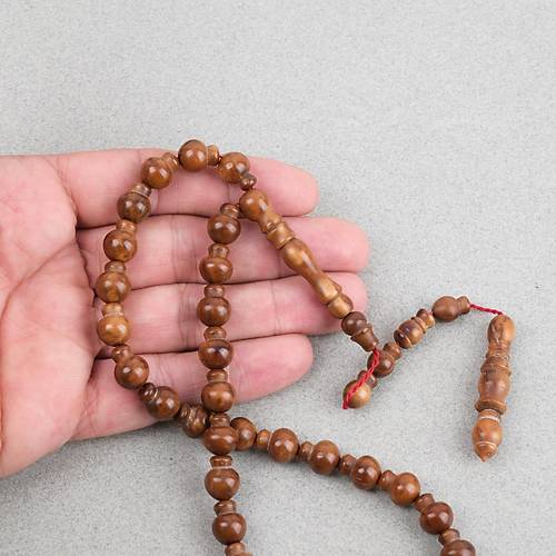 Kuka Usta ��i �zel Testi Motif Kesim 9x11mm Tesbih