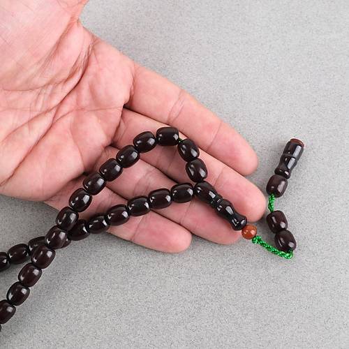 S�kma Kehribar Bilek Boy Kaps�l Kesim 9x10mm Tesbih