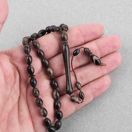 Bufalo Boynuzu Arpa Kesim 6x10mm Tesbih