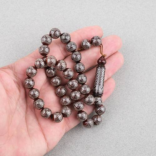 Erzurum Oltu Usta ��i G�m�� �ak�ml� K�re Kesim 10mm Tesbih