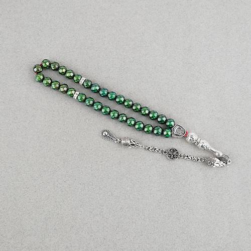 His Ta�� Metal �mameli K�re Kesim 8mm Tesbih