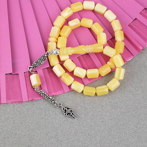 Beyrut Damla Alpaka P�sk�l Yumu�ak Kesme Kesim 8x11mm Tebih