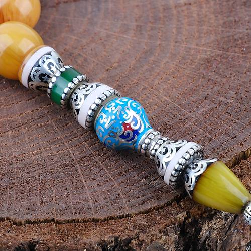 Skma Kehribar zel Gm Nak leme mame 925Ayar Gm Pskl Kre Kesim 13mm Tesbih