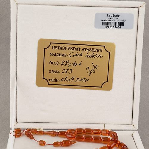 Katalin �ubuk  Kaps�l Kesim 9x11mm Tesbih Vedat Atasever Usta ��i �mzal�