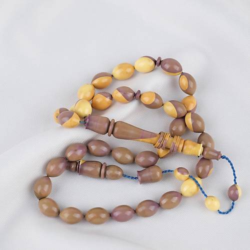 Eski Bowling Topu Obje  D�nem Usta ��i Kaps�l Kesim 7.5x11mm Tesbih