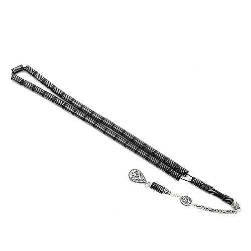 Kuka 925Ayar Gm akm ve Gm Pskl Kesme Kesim 5.5x9.5mm Tesbih