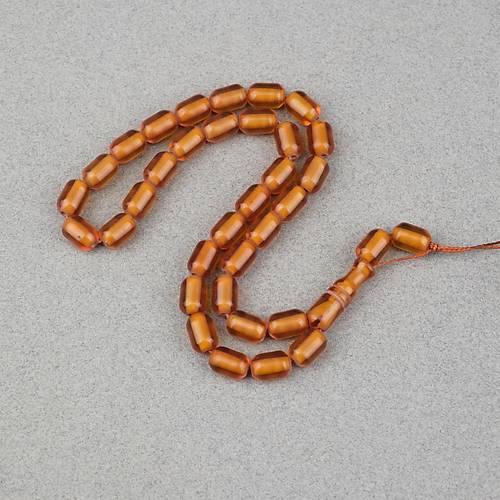 Ate� Kehribar Kaps�l Kesim 7.5x11mm- Bal K�p��� P�sk�ls�z