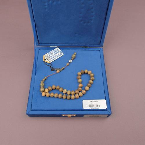 Ye�il Pelesenk Usta ��i �mzal� �algami Kesim 9x10mm Tesbih
