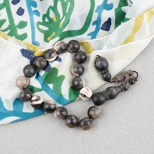 Ko� Boynuzu K�re Kesim Maskot 14mm Tesbih