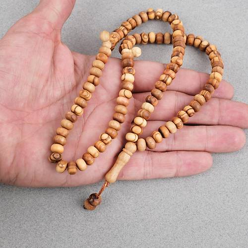 Zeytin A�ac� Tekerlek Kesim 8x6mm  Namaz Tesbihi
