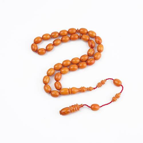 Katalin ubuk Dinlenmi Usta i Sikkeli Beyzi Kesim 8x11mm Tesbih -Hareli Kays