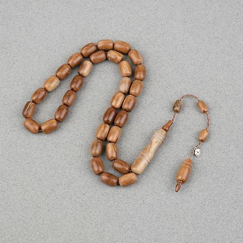 Kuka Ger�ek Do�al Lapisdo �mzal� Kaps�l Kesim 8x12.5mm Tesbih