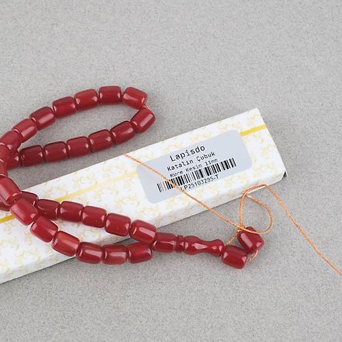Katalin �ubuk Kaps�l Kesim 9x10.5mm Tesbih -Nar �i�e�i P�ks�ls�z