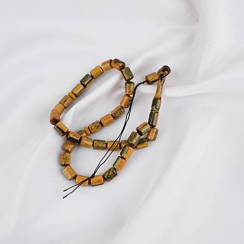 Galalit Sedefli Kaps�l Kesim 8x11mm Tesbih - P�sk�ls�z