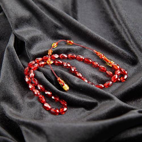 Osmanl Ate-i Kehribar (Kolye) 41habbe 6x9.5mm Tesbih
