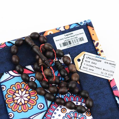 Hint Gl Usta i mzal Tombul Beyzi 9.5x13mm Tesbih