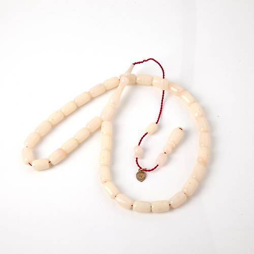Katalin Beyzi Kesim 7x11 mm Tesbih - Beyaz