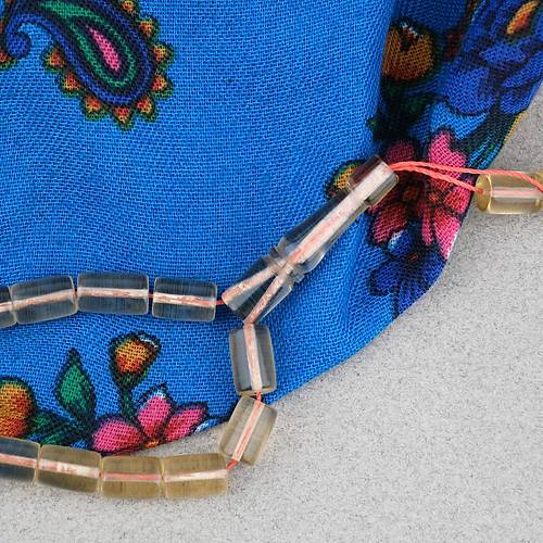 U�ak Cam� Kesme Kesim 7x10mm Tesbih P�sk�ls�z A��k Kahverengi