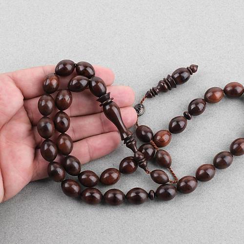 Ylan Aac Usta i mzal Beyzi Kesim 12x15mm Tesbih