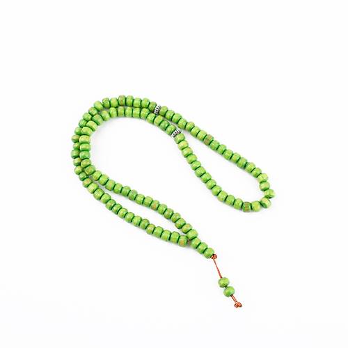 Aa Yeil Habbe 99luk Tekerlek Kesim 6.5x5mm Namaz Tesbihi