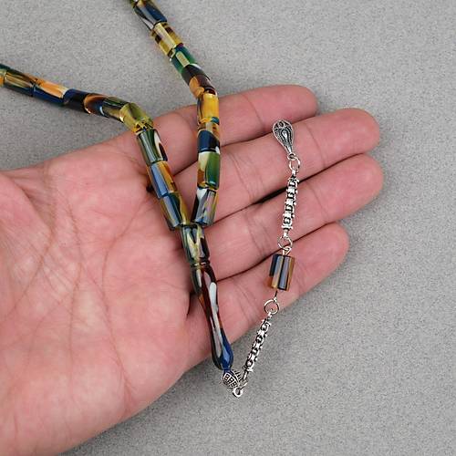 Arizona Katalin Alpaka P�sk�l Kesme Kesim 7x11mm Tesbih