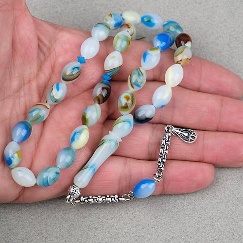 Arizona Katalin Alpaka P�sk�l Beyzi Kesim 8x12mm Tesbih